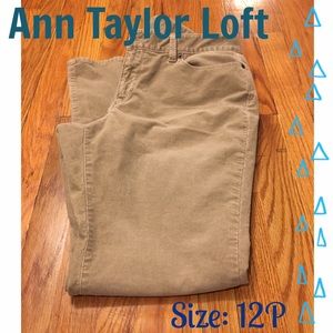 Ann Taylor Loft curvy boot corduroy pants