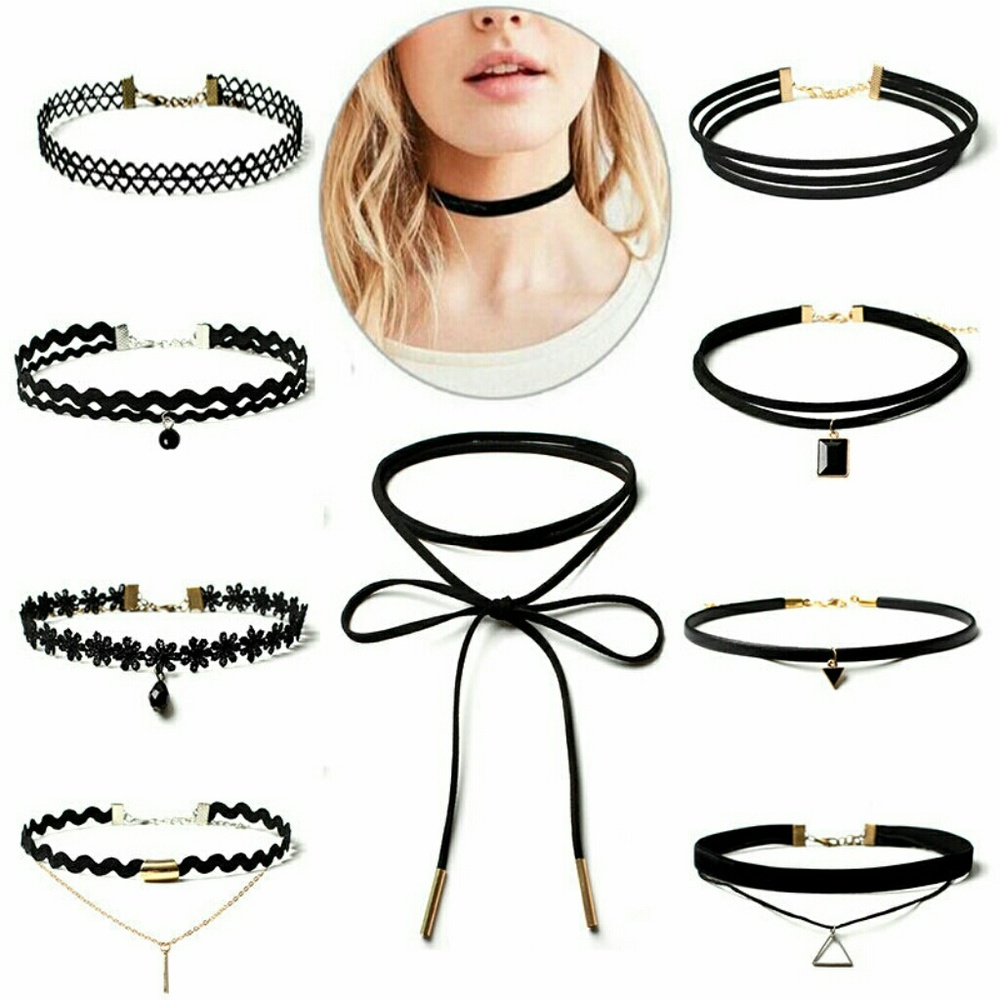 10/ PCS /WOMEN'S CHOKER - Picture 1 of 4