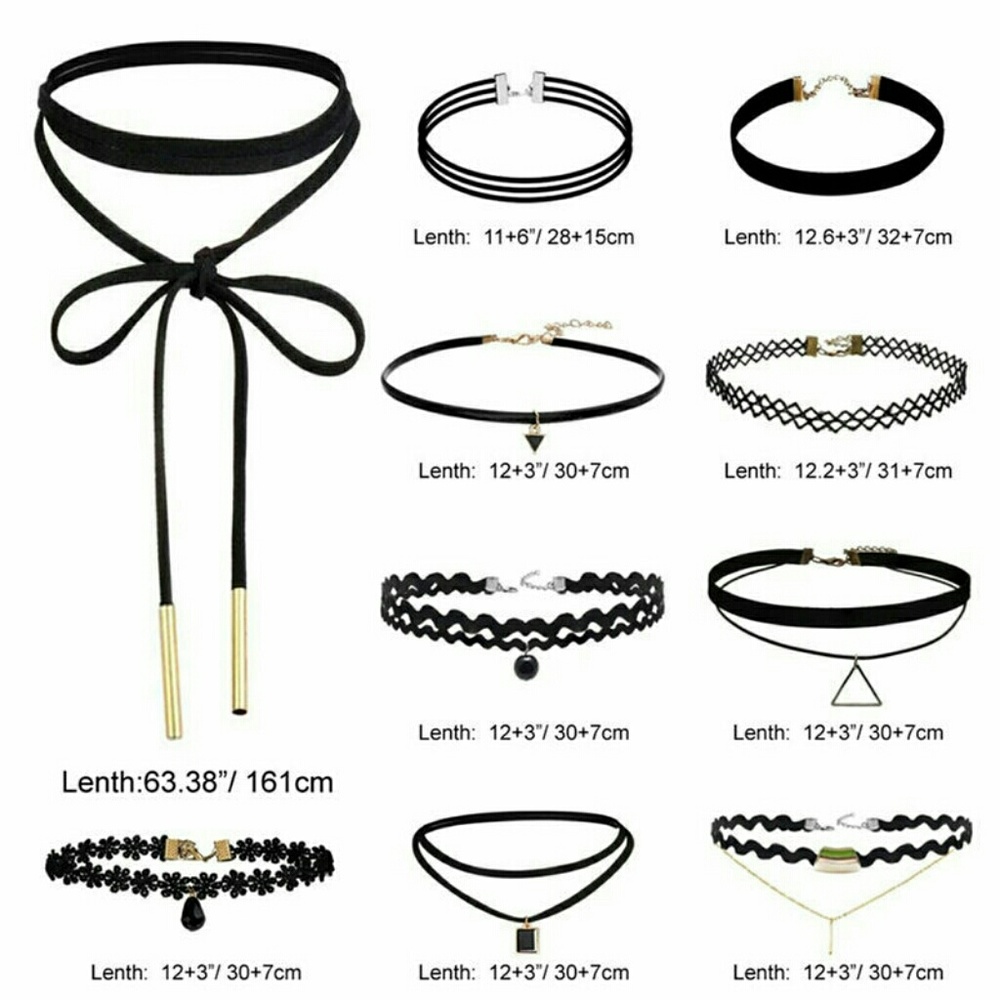 10/ PCS /WOMEN'S CHOKER - Picture 2 of 4