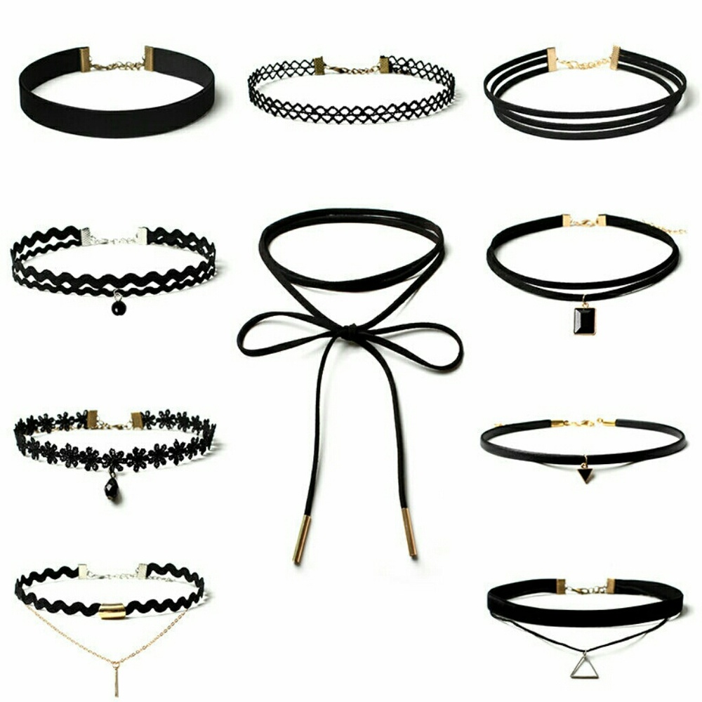 10/ PCS /WOMEN'S CHOKER - Picture 4 of 4