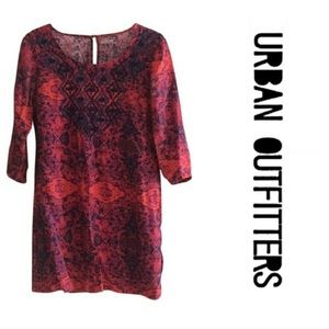 Urban Outfitters/ ecote shift dress w/ embroidery