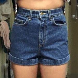 American Apparel high-waisted size 27 shorts