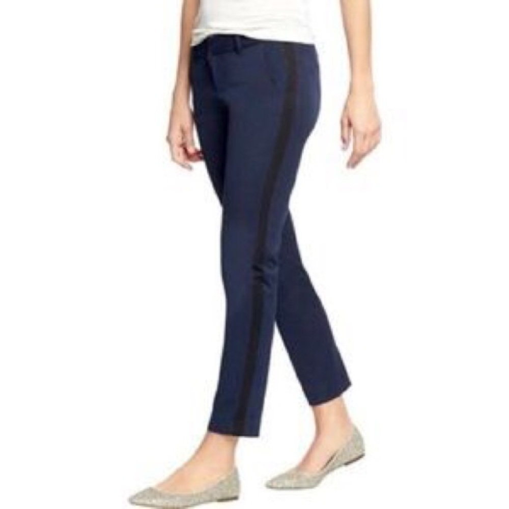 Old Navy Diva Dress Pants, Navy with Black Stripe