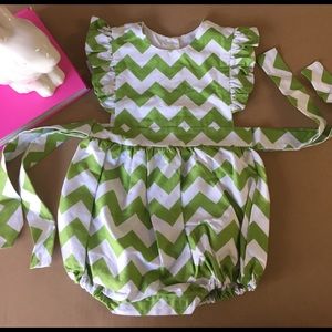 Green chevron jumper Perfect for Easter!