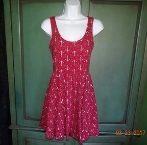 Hot Topic Red Sailor Dress