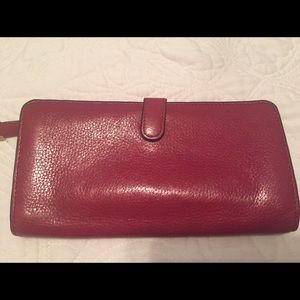 Coach leather wallet