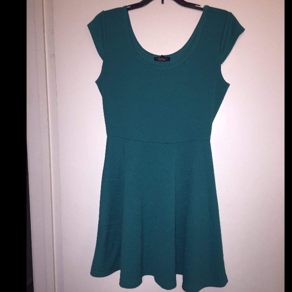 Teal Skater Dress Women's M