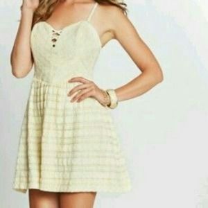 Guess spring Ivory strap dress