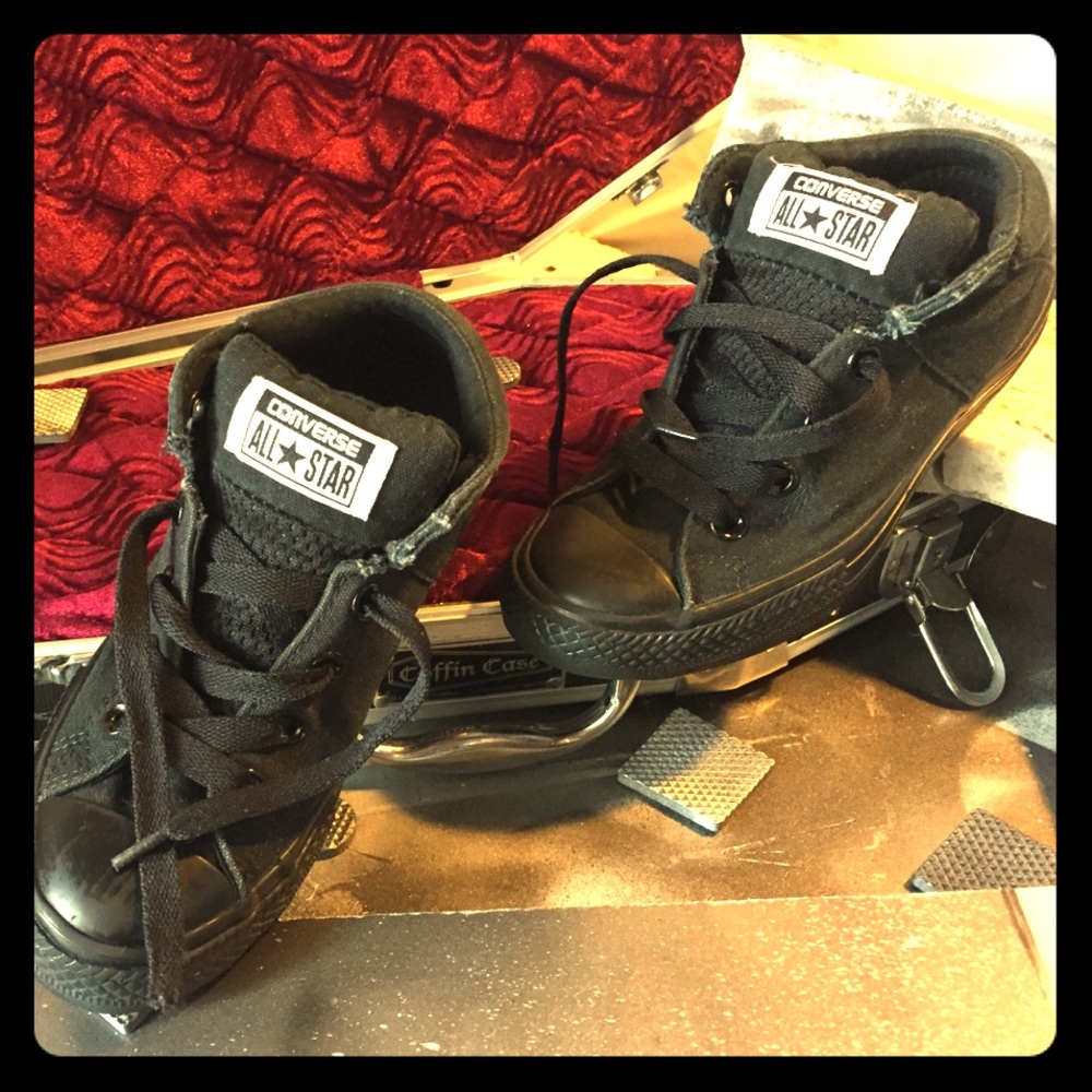Converse All Star Black High-tops US size 2