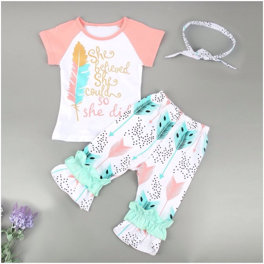 💝HOST PICK💝 She Believed She Could 3 Piece Set