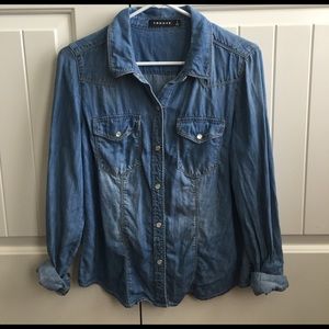 Chambray top