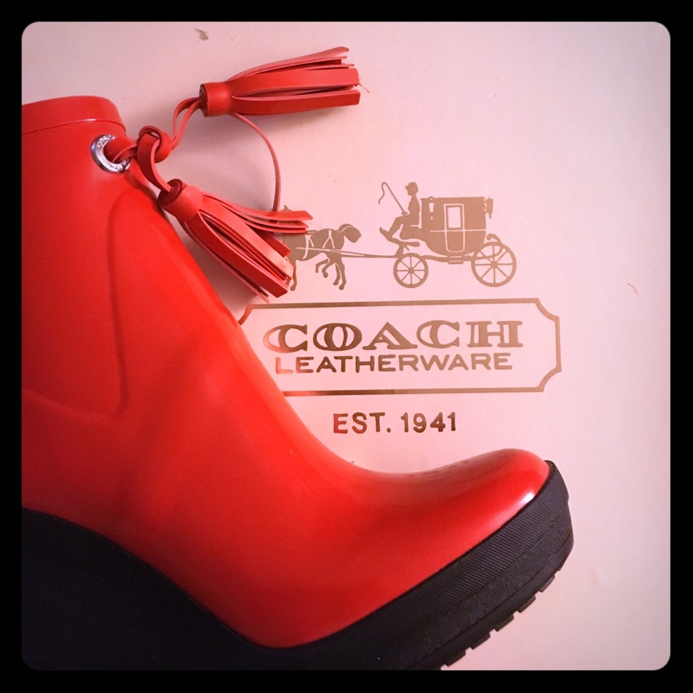 Coach Rainboots