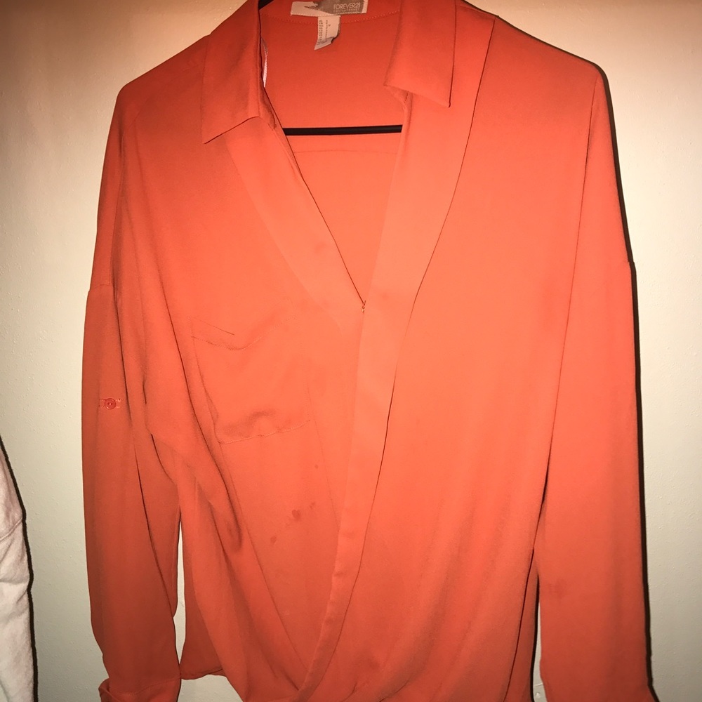 Orange forever 21 top