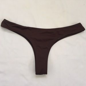 SL Brown Thong Bottoms