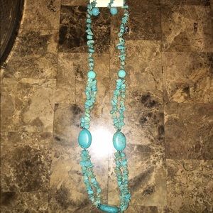 Women's nickel free free necklace & earring set