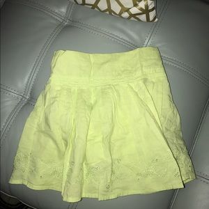 Lime green skirt