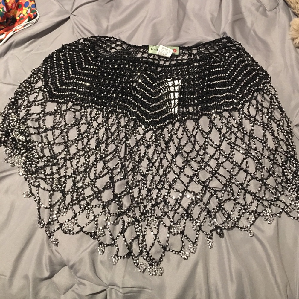 Delia's beaded shawl