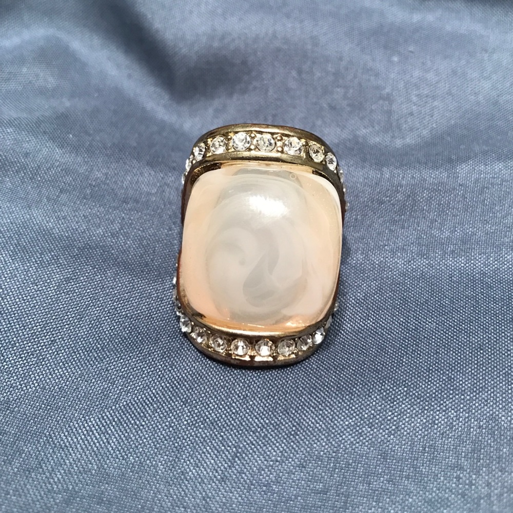 Swirl Stone Ring