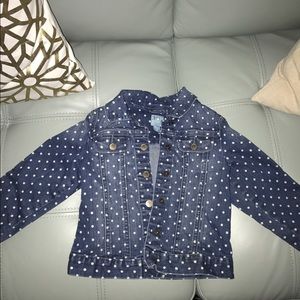 Polka jean jacket