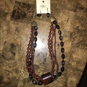 Women's nickel free free necklace & earring set