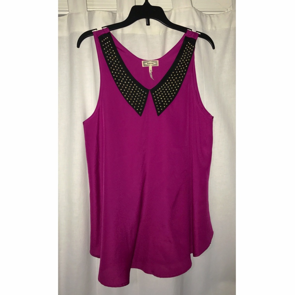 Collard tank top