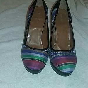 NWOT. ...multi color heels