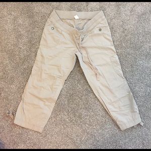 Old Navy Maternity Crop Khakis