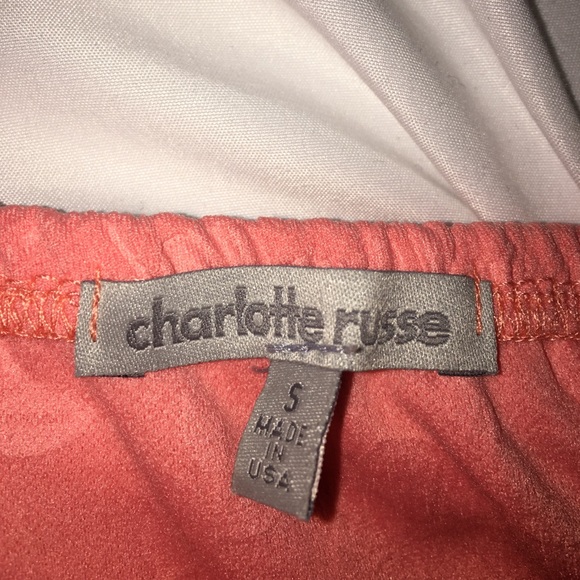 Coral Peplum Shirt - Picture 4 of 4