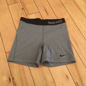 Grey Nike spandex