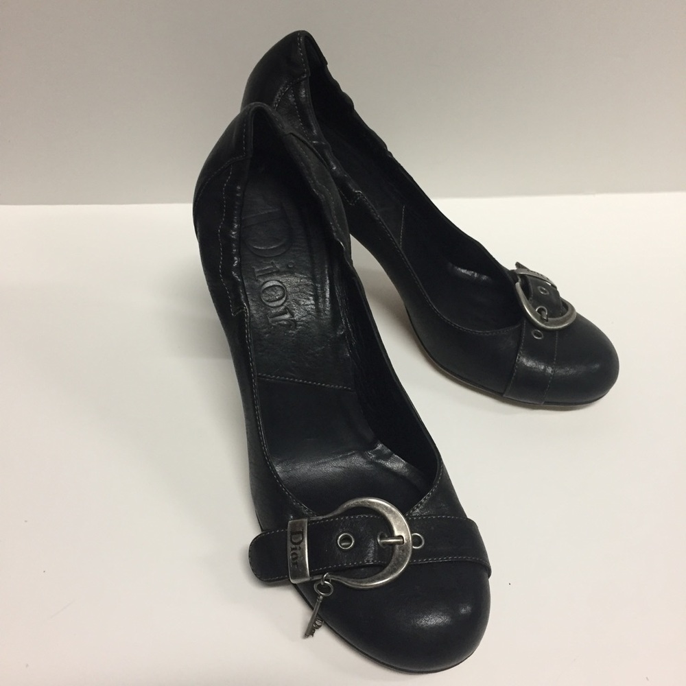 Christian Dior Black Mary Jane heels
