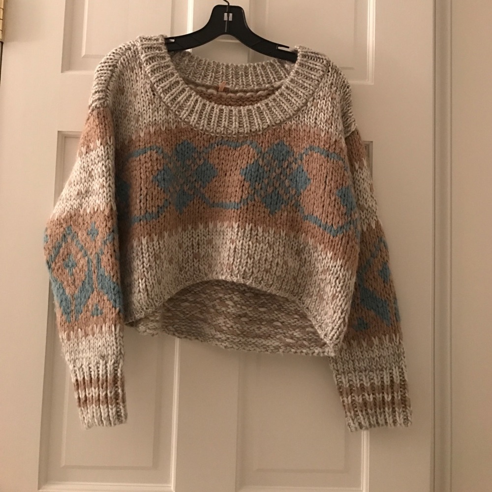 Free People cropped sweater