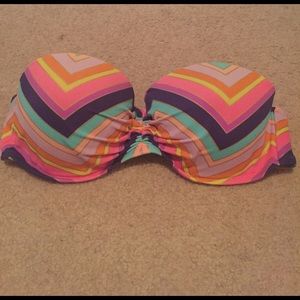 Victorias Secret strapless swim top size 34 D