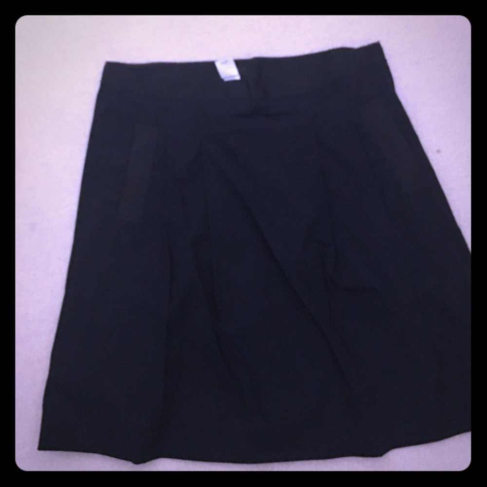 J.crew navy cotton skirt