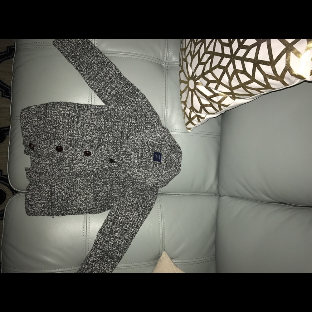 Black and white sweater