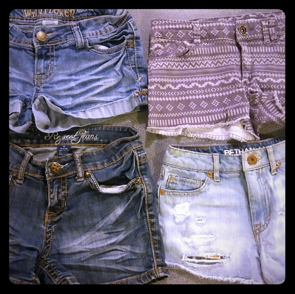 Denim Shorts- 4 pair lot