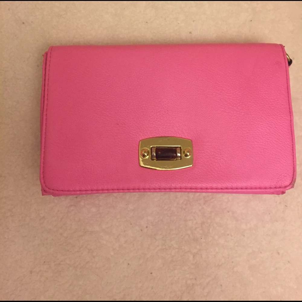 Hot pink target cross body