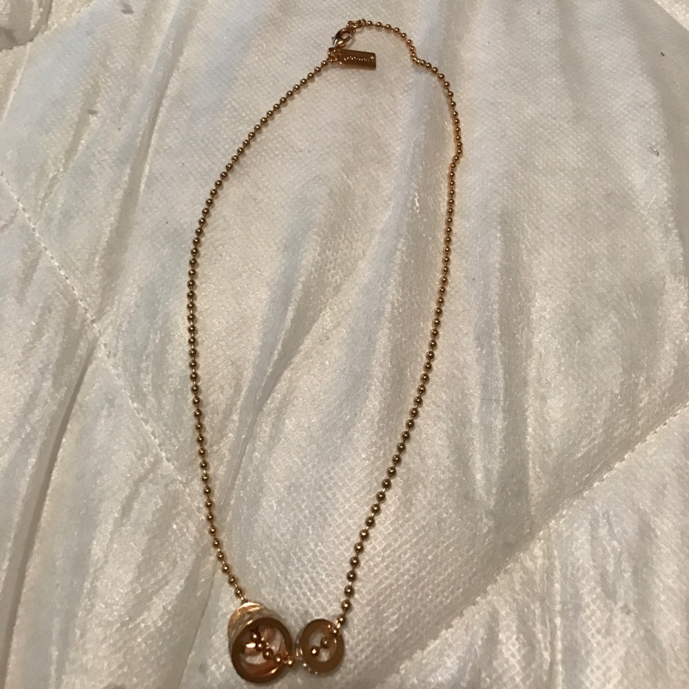Coach 3 charm necklace - Picture 2 of 4