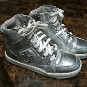 MK little girls Shelby high top shoes