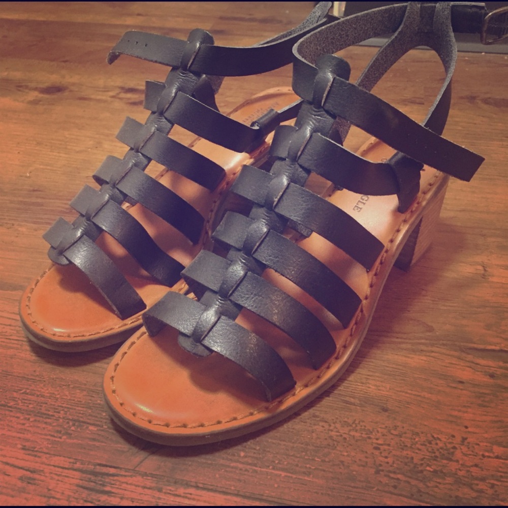 American Eagle cage sandals