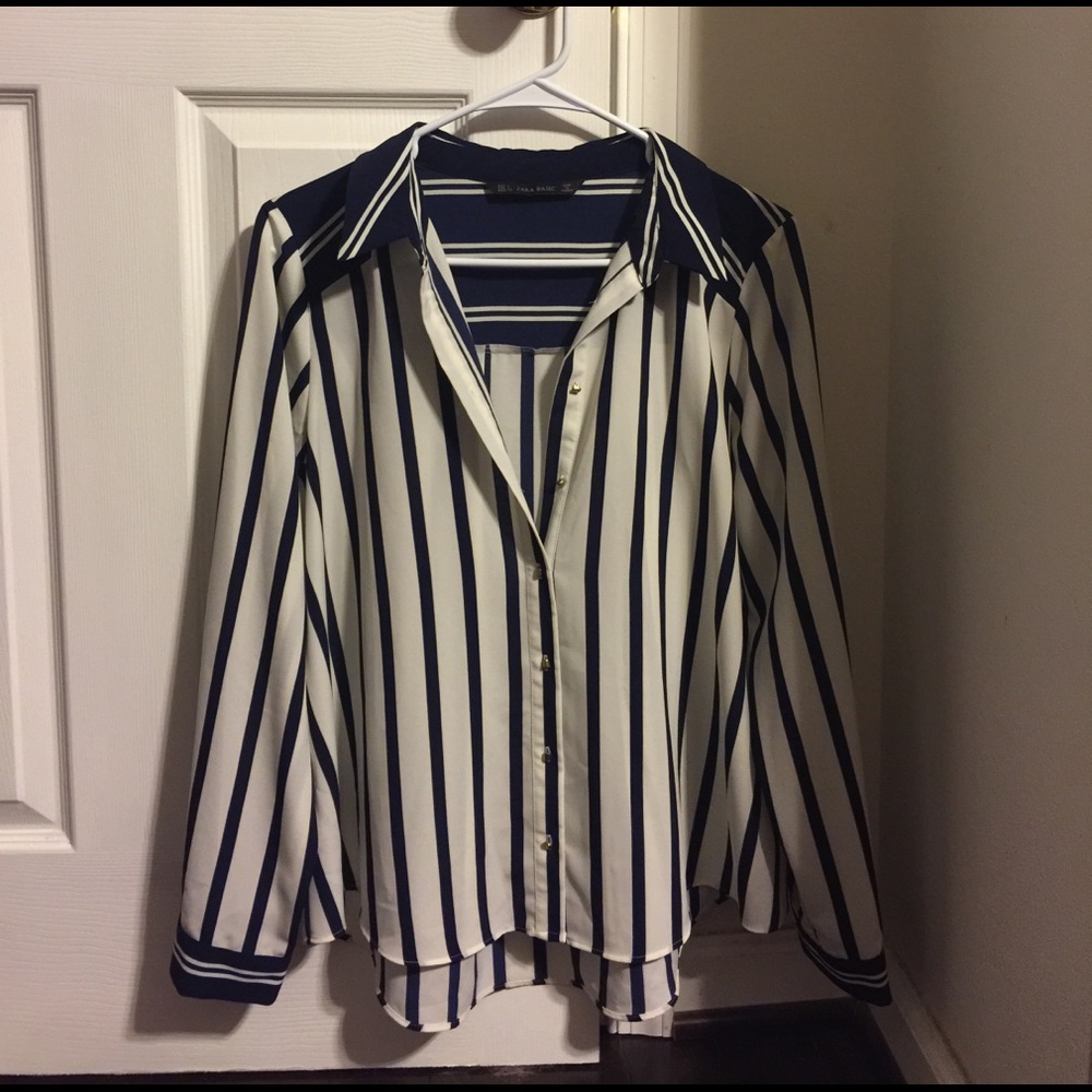 ZARA basic button up dress shirt.