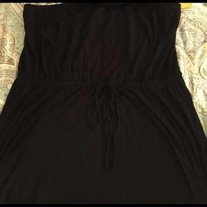 Black maxi dress