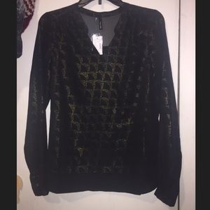 Maurices Black Blouse