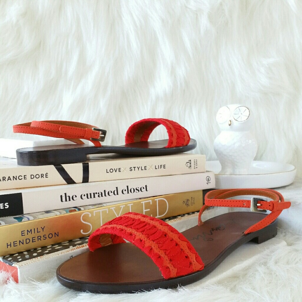 LANVIN sandals with straps in orange/red ⬇️⬇️⬇️ - Picture 2 of 3