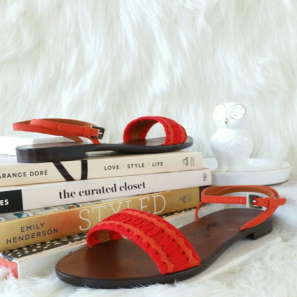 LANVIN sandals with straps in orange/red ⬇️⬇️⬇️ - Picture 2 of 3