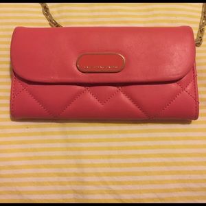 Marc by Marc Jacobs crossbody clutch in coral pink