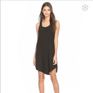 Leith tank dress in burgundy