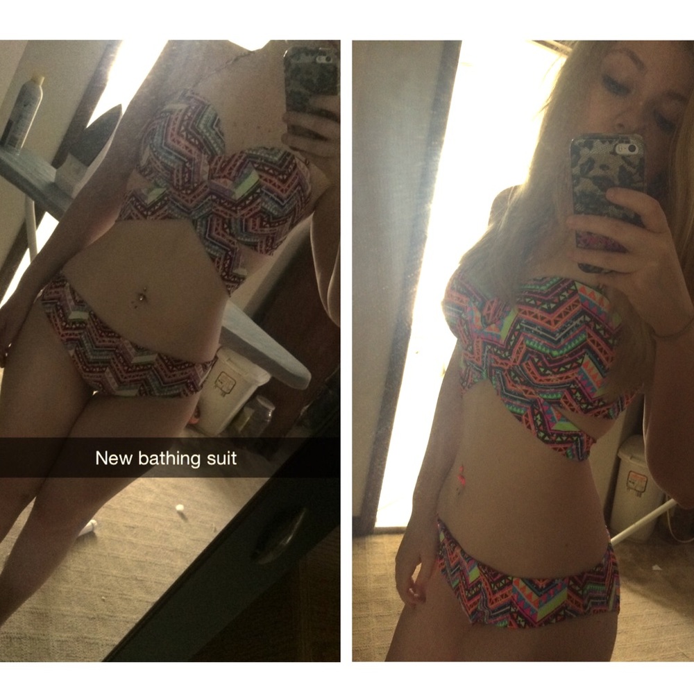 Pink Victoria secret bikini