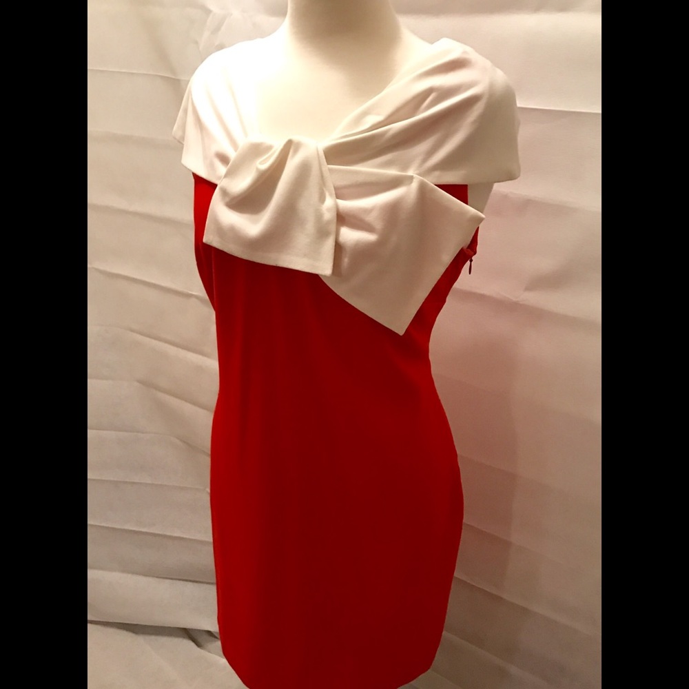 Beautiful orange and Cream dress