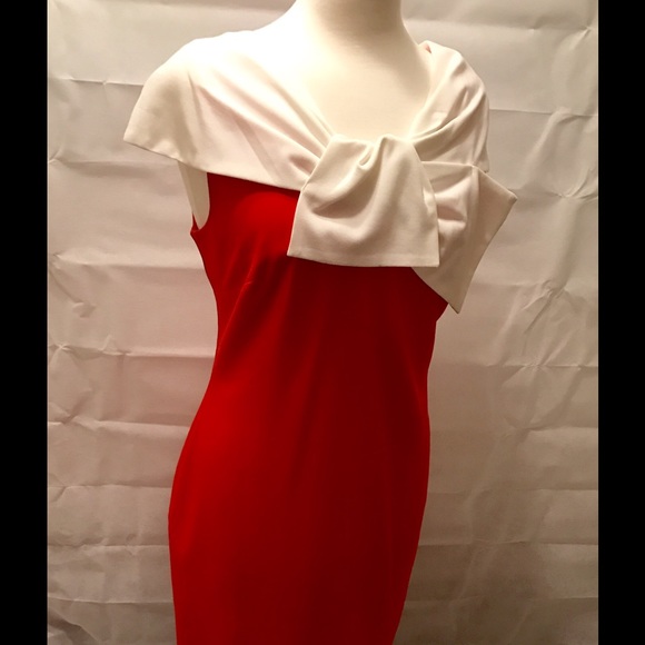 Beautiful orange and Cream dress - Picture 2 of 4