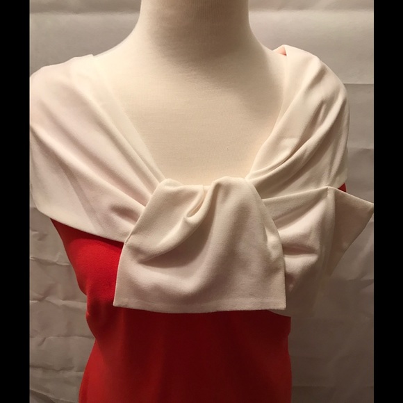 Beautiful orange and Cream dress - Picture 3 of 4